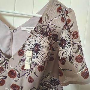 Madewell Floral Party Dress